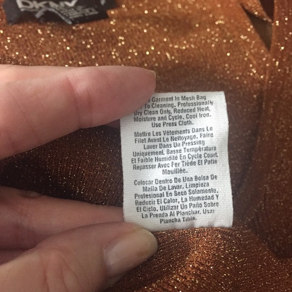 DKNY Copper Shimmer Tank Top, SP - Picture 9 of 10